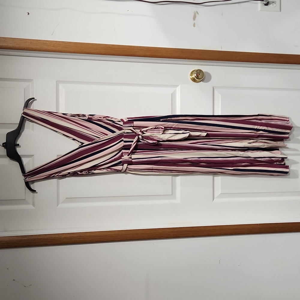 Women's Striped Jumpsuit